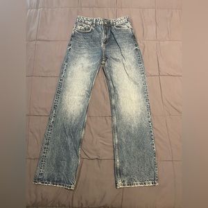 Zara high-rise straight leg jeans size 28